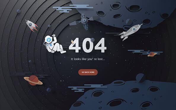 網(wǎng)站建設(shè)之創(chuàng)意的404頁(yè)面設(shè)計(jì)賞析